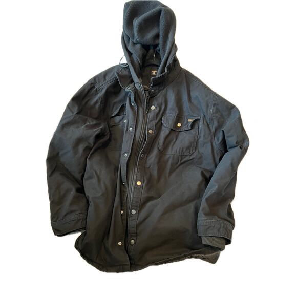 Brahma Denim Hooded Insulated Jacket Mens 2XL - Picture 1 of 3